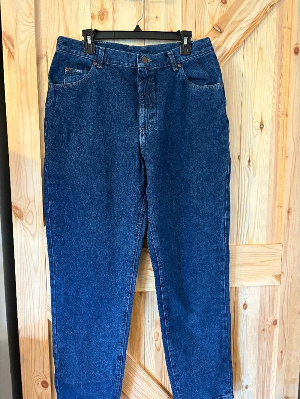 Lee Original Jeans Dark Stone High Waist Mom Jeans Size 16 M
